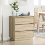 Bedside Cabinet Sonoma Oak 71 x 34.5 x 75 cm Engineered wood 869636