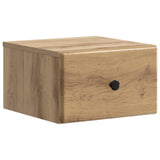 Wall-Mounted Bedside Cabinet 2 pcs Artisan Oak Engineered Wood 899124