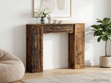 Fireplace Surround Old Wood 102 x 20 x 102 cm Engineered Wood 8006640