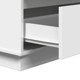 Bedside Cabinet White 71 x 34.5 x 75 cm Engineered wood 869634