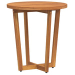 ZNTS Garden Side Table Round Ø55x60 cm Solid Wood Acacia 4108132