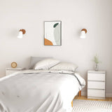 Bedside Cabinets 2 pcs White 40x29.5x64 cm Solid Pine Wood 808086