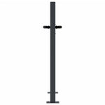 Garden Gate Anthracite 105x80 cm Steel Tree Design 153154