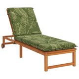 Sunlounger Cushion GEMERT 100% Polyester Leaf Design 947391