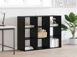 Bookcase Black Oak 102 x 32 x 102 cm 8009602