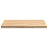 Kitchen Worktop 80x63.5x4 cm Solid Wood Oak Rectangular 4009003