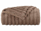 Throw Blanket Camel 240 x 220 cm 1.36 kg Fleece 42016827