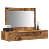 Dressing Table Brown 100 x 40 x 70 cm Engineered Wood 865215