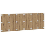 Wall Headboard Artisian Oak 240x1.5x80 cm Engineered Wood 856831