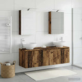 Bathroom Cabinet Set 5 pcs Old Wood Engineered Wood 3406477
