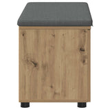 Hall Bench Artisan Oak 80 x 38 x 46 cm 891487