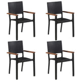 Dining Set Brown and black 3067715