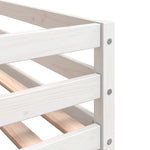 ZNTS Kids' Loft Bed without Mattress with Ladder White 80x200 cm 835896