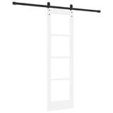 Sliding Door ORKDAL White and Black 61 x 198.5 cm 3331846