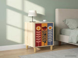 Bedside Cabinet ESSEN 2 pcs Sonoma Oak 36 x 33 x 60 cm 8007296