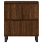 Sideboards 2 pcs Brown Oak Engineered Wood 3190188