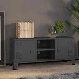 Industrial TV Cabinet Anthracite 105x35x42 cm Metal 339620
