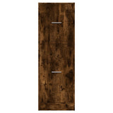 Apothecary Cabinet Smoked Oak 40x41x118 cm Engineered Wood 855200