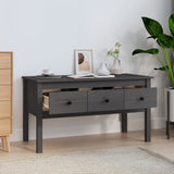 Coffee Table Grey 102x49x55 cm Solid Wood Pine 820943