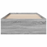Bed Frame Grey Sonoma Engineered wood Small Single Bed Frame 3280445