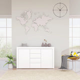 ZNTS Sideboard White 120x36x69 cm Engineered Wood 801841