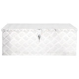 Storage Box Silver 80x39x30 cm Aluminium 152252