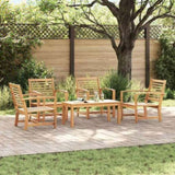 Garden Sofa Set Natural Solid teak wood 3356861