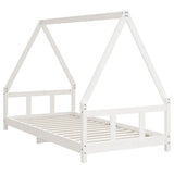 Kids Bed Frame White 90x190 cm Solid Wood Pine 834463
