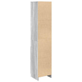 Highboard Grey Sonoma 37.5x35x180 cm Engineered Wood 861675