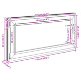 Basement Window RISOR 120 x 60 cm PVC and Glass Anthracite 42047344
