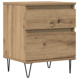 Bedside Cabinet Artisan Oak 40x35x50 cm Engineered Wood 857418
