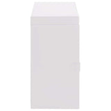 Jewellery Box 6-Layer with Mirror Lockable White 4103564