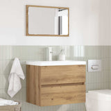 Bathroom Furniture Set with Drawer 2 pcs Artisan Oak 875433