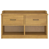 Hallway Bench SANDNES 87x40x50 cm Solid Wood Pine 4010461