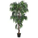 Artificial Mango Tree 300 Leaves 80 cm Green 359030