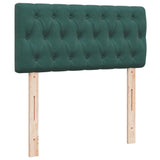 Box Spring Bed with Mattress Dark Green 80x200 cm Velvet 3286171
