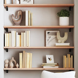 Wall Shelf 80x30x2 cm Untreated Solid Wood Oak 363542