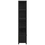 Bookshelf Black Oak 80 x 30 x 155.5 cm Engineered Wood 868437