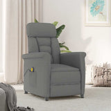 Massage Chair Dark grey 70.5 x 96.5 x 95 cm Polyester 348409