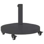 Outdoor Umbrella Base Dark grey 48 x 48 x 32 cm Steel, Concrete 42010016