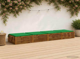 4-Piece Seat Cushions SOEST 4 pcs 100% Polyester Green 944800