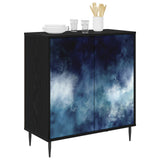 Sideboard RAALTE Black Oak 69 x 33 x 76 cm Engineered Wood 8006932