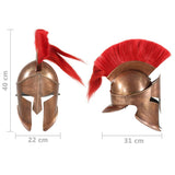 Greek Warrior Helmet Antique Replica LARP Copper Steel 286228
