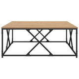 Coffee Table Artisan Oak 100 x 100 x 40 cm Engineered Wood 882770
