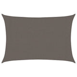Sunshade Sail 160 g/m Anthracite 3x4 m HDPE 311072