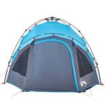 Camping Tent Dome 3-Person Blue Quick Release 4004223