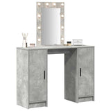 Dressing Table Light Grey 102 x 33 x 135 cm Engineered Wood 865184
