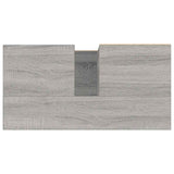 Bathroom Cabinet Grey Sonoma 65x33x60 cm Engineered Wood 831602