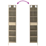 Wall-mounted Bathroom Cabinet Sonoma Oak 33 x 34.5 x 160 cm 890644