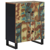 Sideboard with 4 Doors 60x33x75 cm Solid Wood Reclaimed 352919